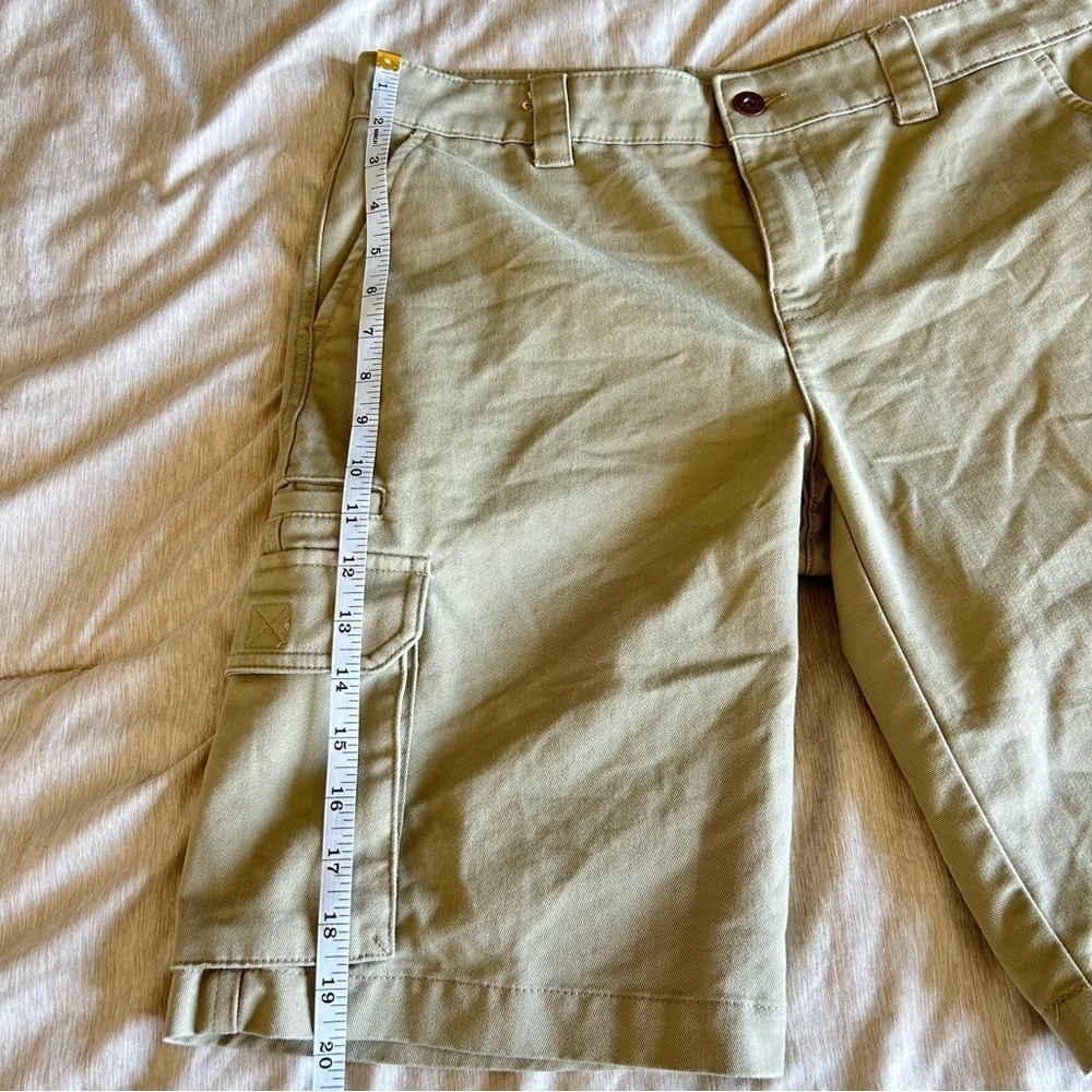 Dickies Khaki Cargo, Utility, Work, Outdoor, Women’s Size 6 Relaxed Shorts - Picture 12 of 12